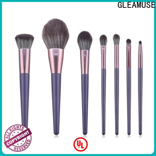 GLEAMUSE High-quality complete professional makeup brush set Supply for Beauty shop