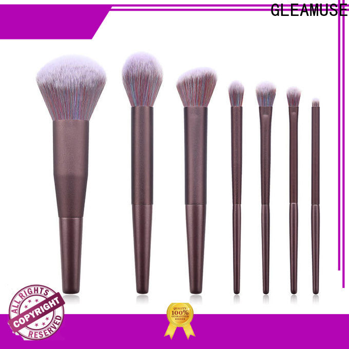 GLEAMUSE New cheap professional makeup brushes set company for Beauty shop