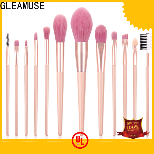 GLEAMUSE rose gold makeup brushes Suppliers for Beauty shop