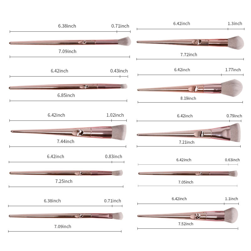GLEAMUSE sonia kashuk makeup brushes factory for women-2