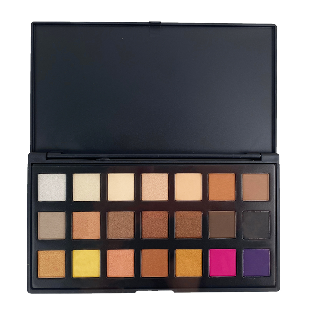 China supplier factory direct 21 colors ES116A custom eyeshadow palette with logo