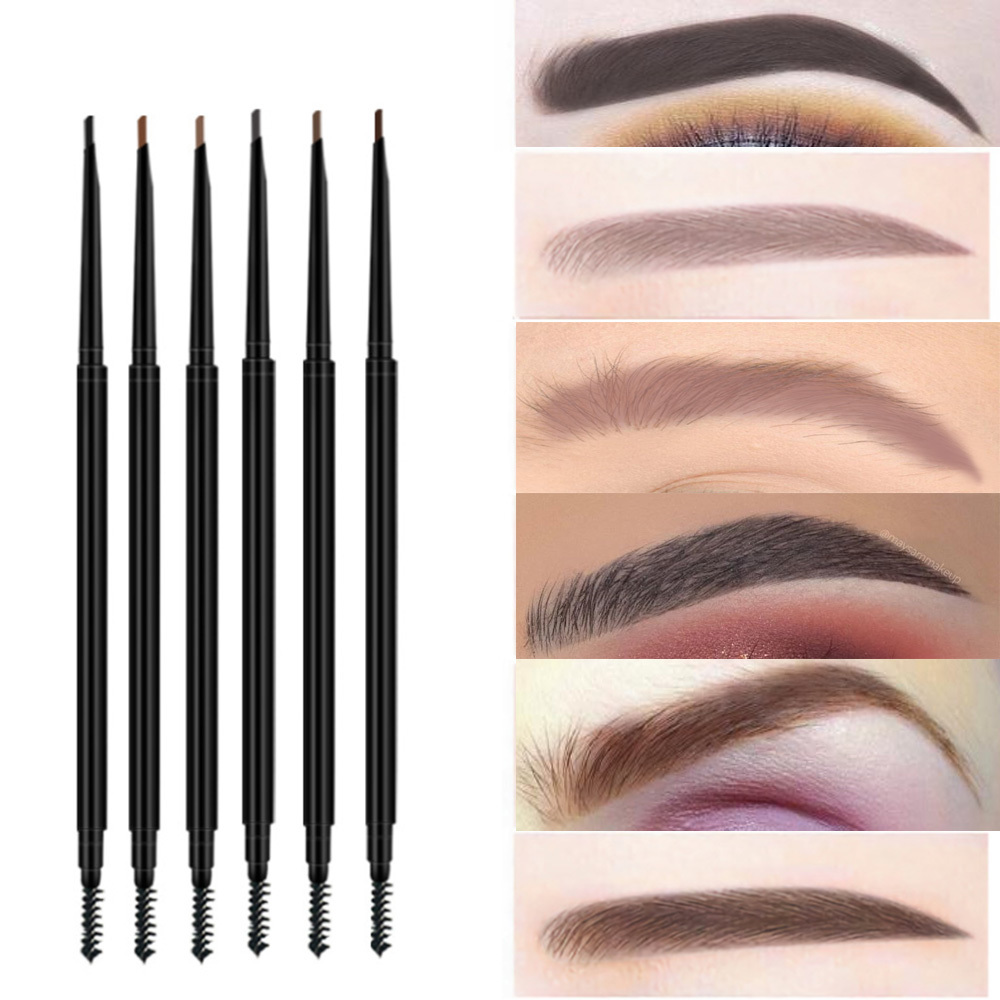 2021 Siwuwei high quality wholesale 6 colors waterproof eyebrow pencil China supplier