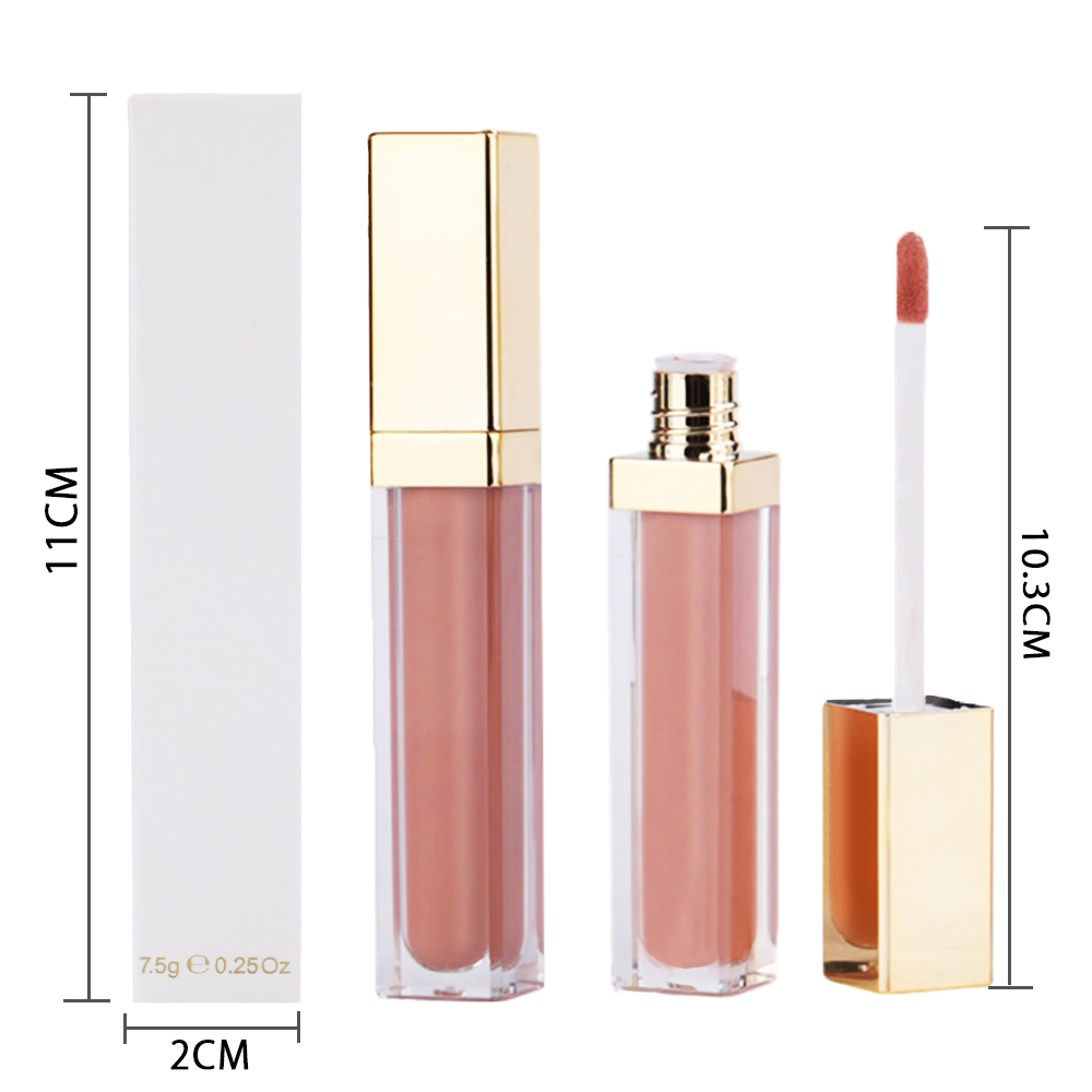 Private Label Lip Gloss Waterproof High Pigment Custom Beautiful Fancy Glitter Lip gloss supplier